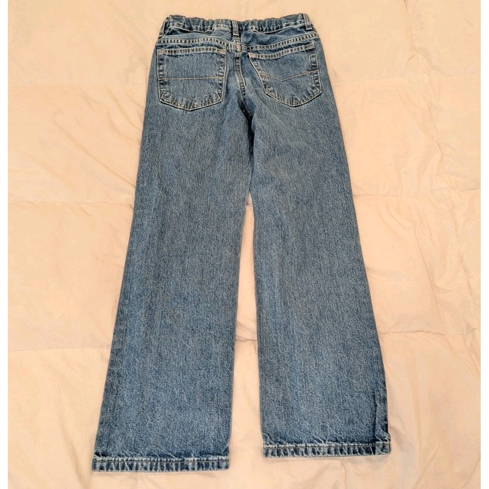 Y2K Baggy Wide Leg Denim Jeans Skater Grunge Kids Size‎ 14 Blue Wash - Picture 2 of 5